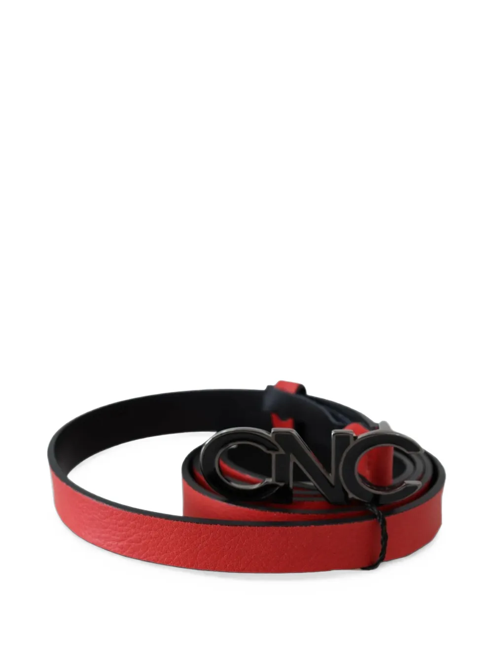 Costume National reversible CNC-logo leather belt