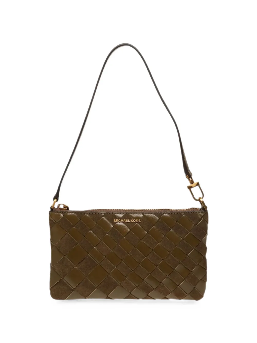 Michael Michael Kors Jet Set woven leather wristlet