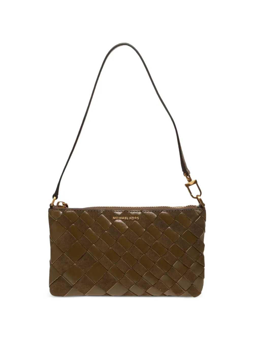 Michael Michael Kors Jet Set woven leather wristlet
