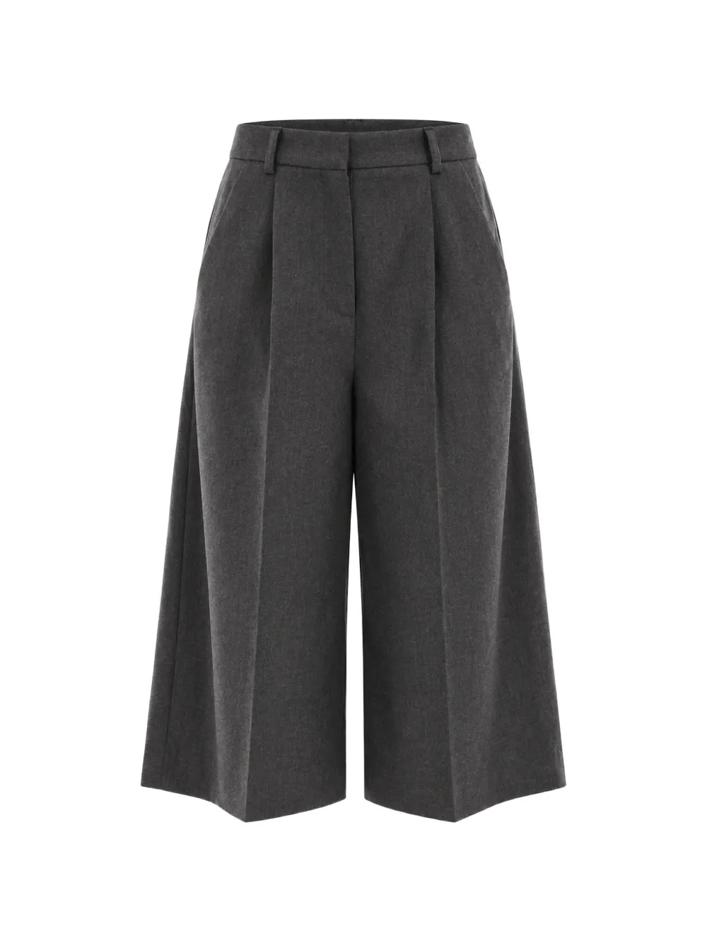 Marella Pleated Tailored Trousers In Gray