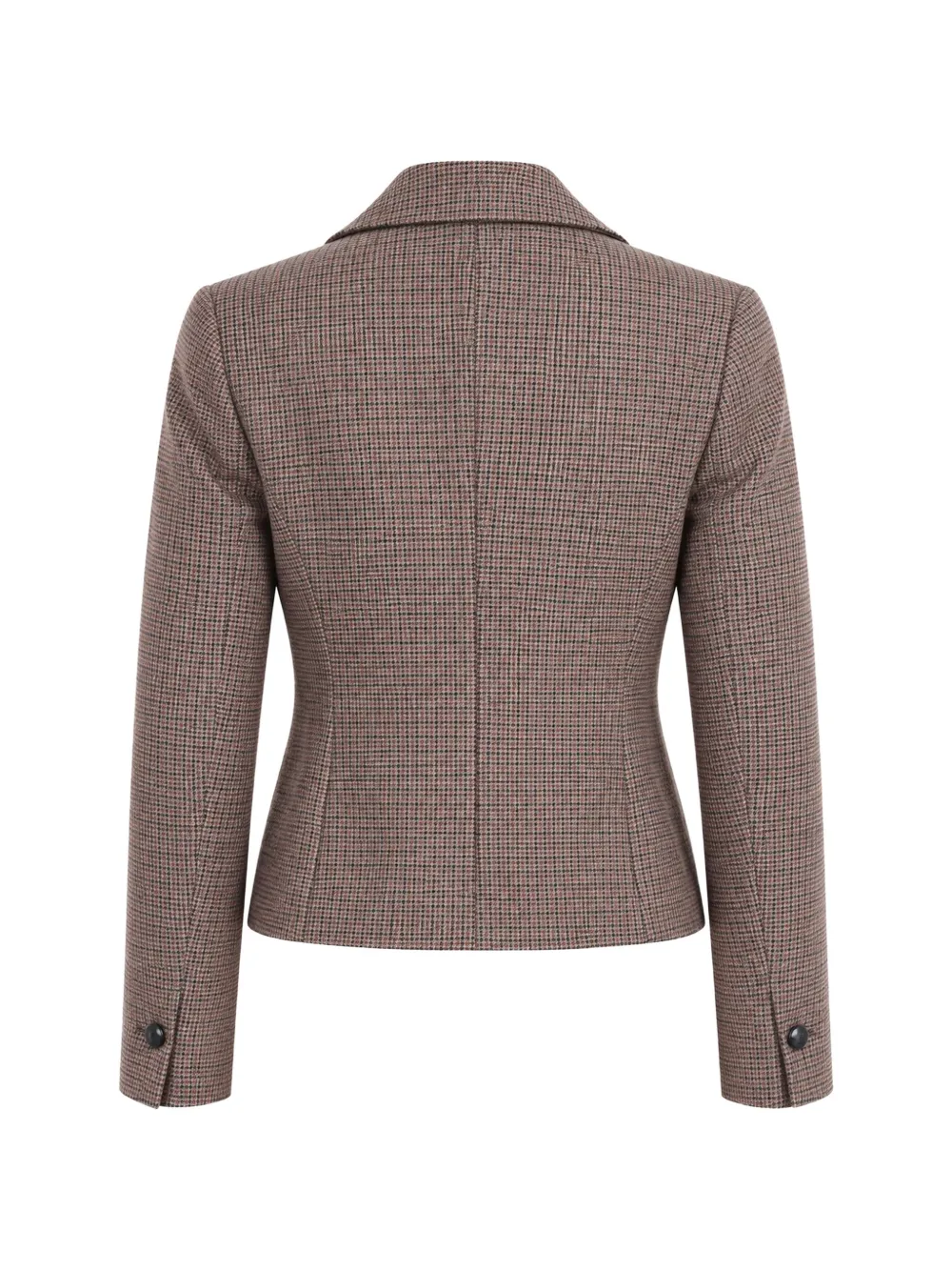 Marella Jack met pied-de-poule print Bruin