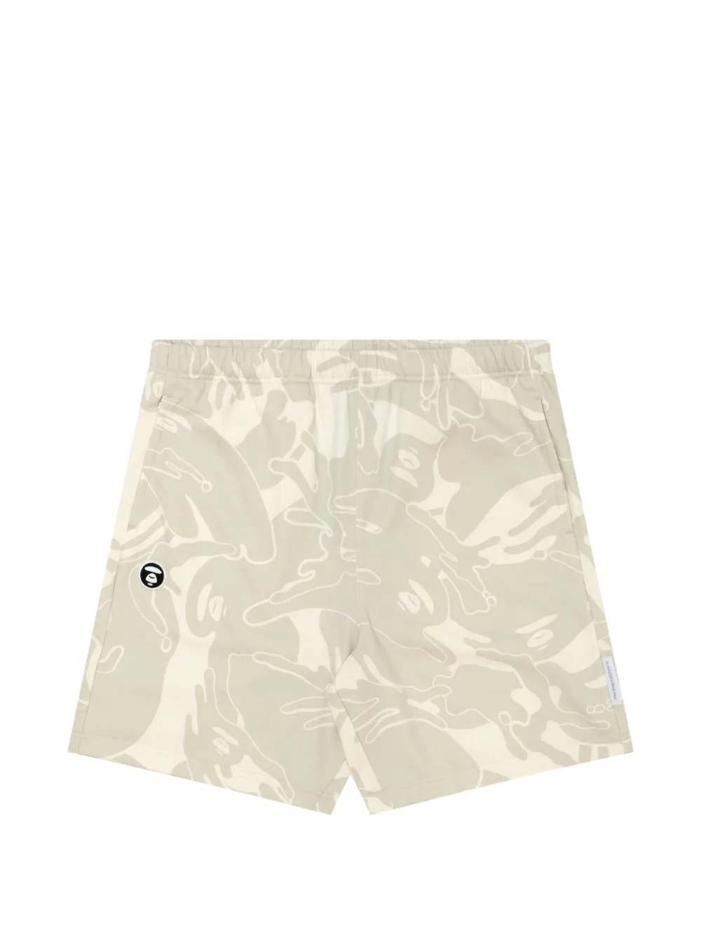 AAPE BY *A BATHING APE® camouflage-print logo-patch shorts