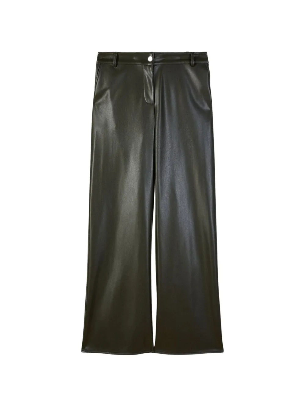 Patrizia Pepe coated wide-leg trousers