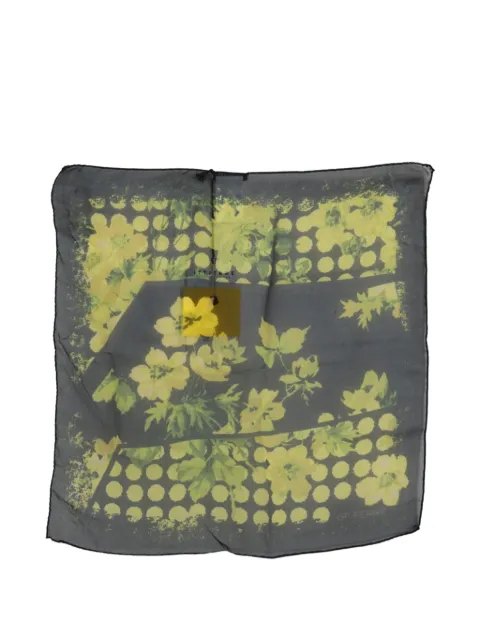 Gianfranco Ferré floral-print polka-dot scarf