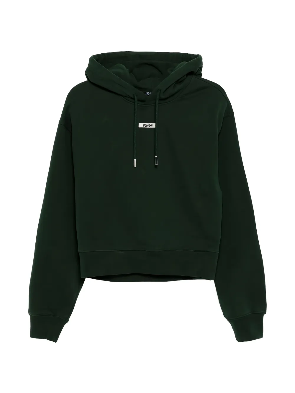 Jacquemus logo-patch drawstring hoodie