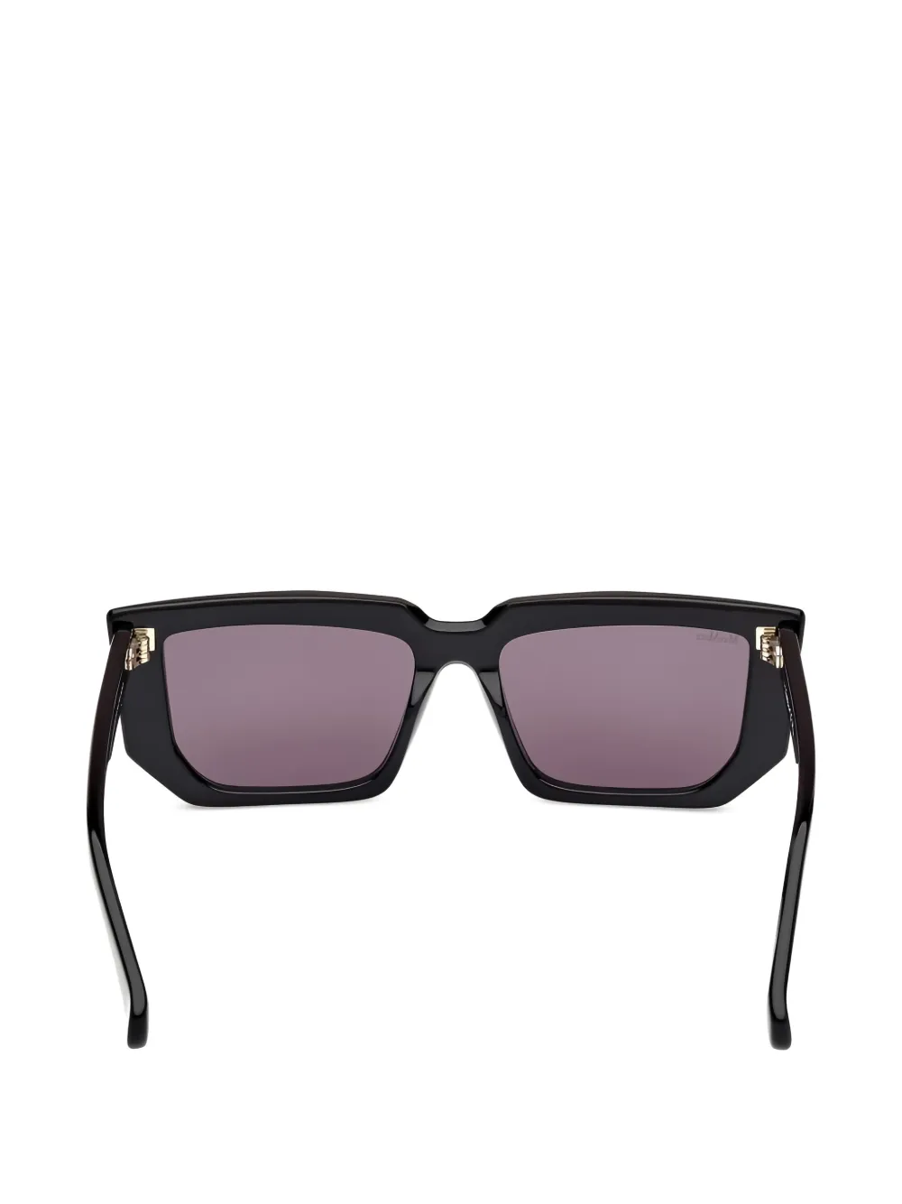 Max Mara Eyewear Zonnebril met rechthoekig montuur Zwart
