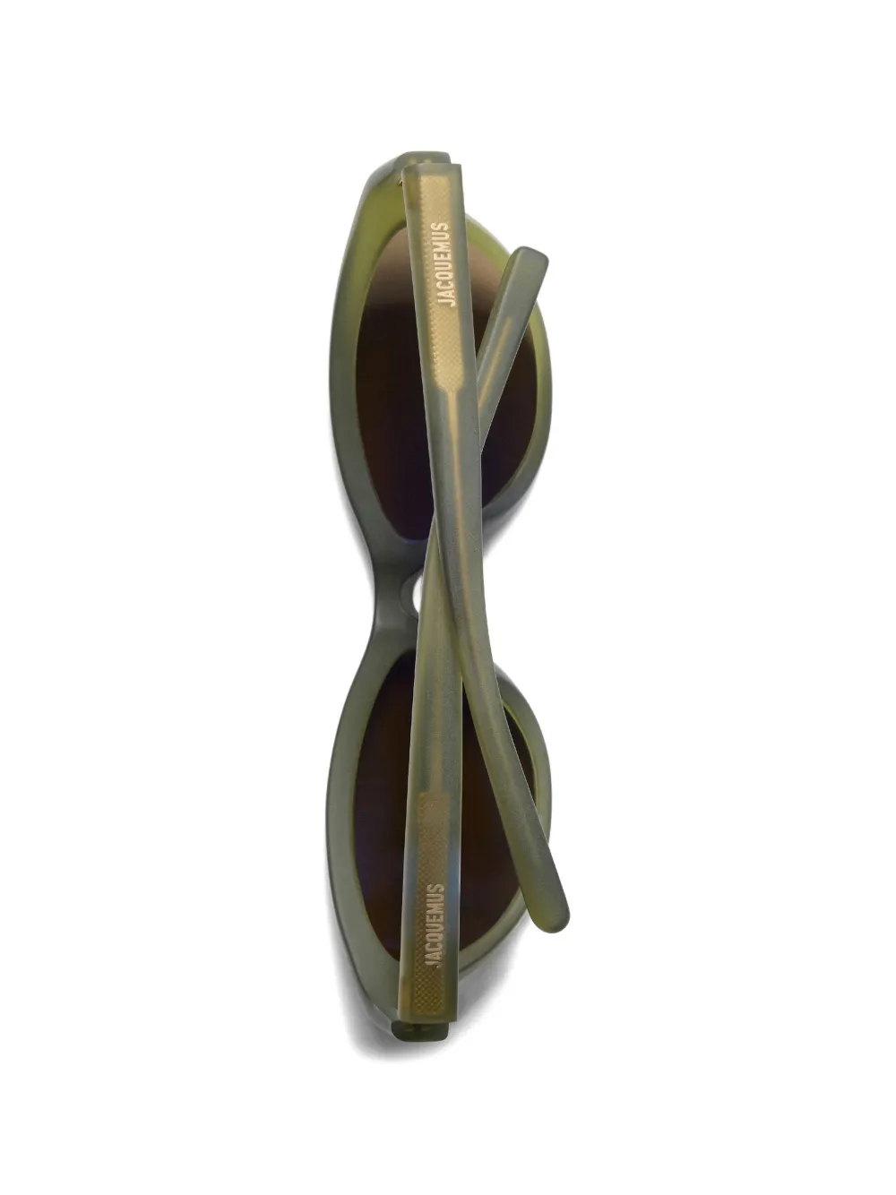 Jacquemus The Curvo cat-eye sunglasses Groen