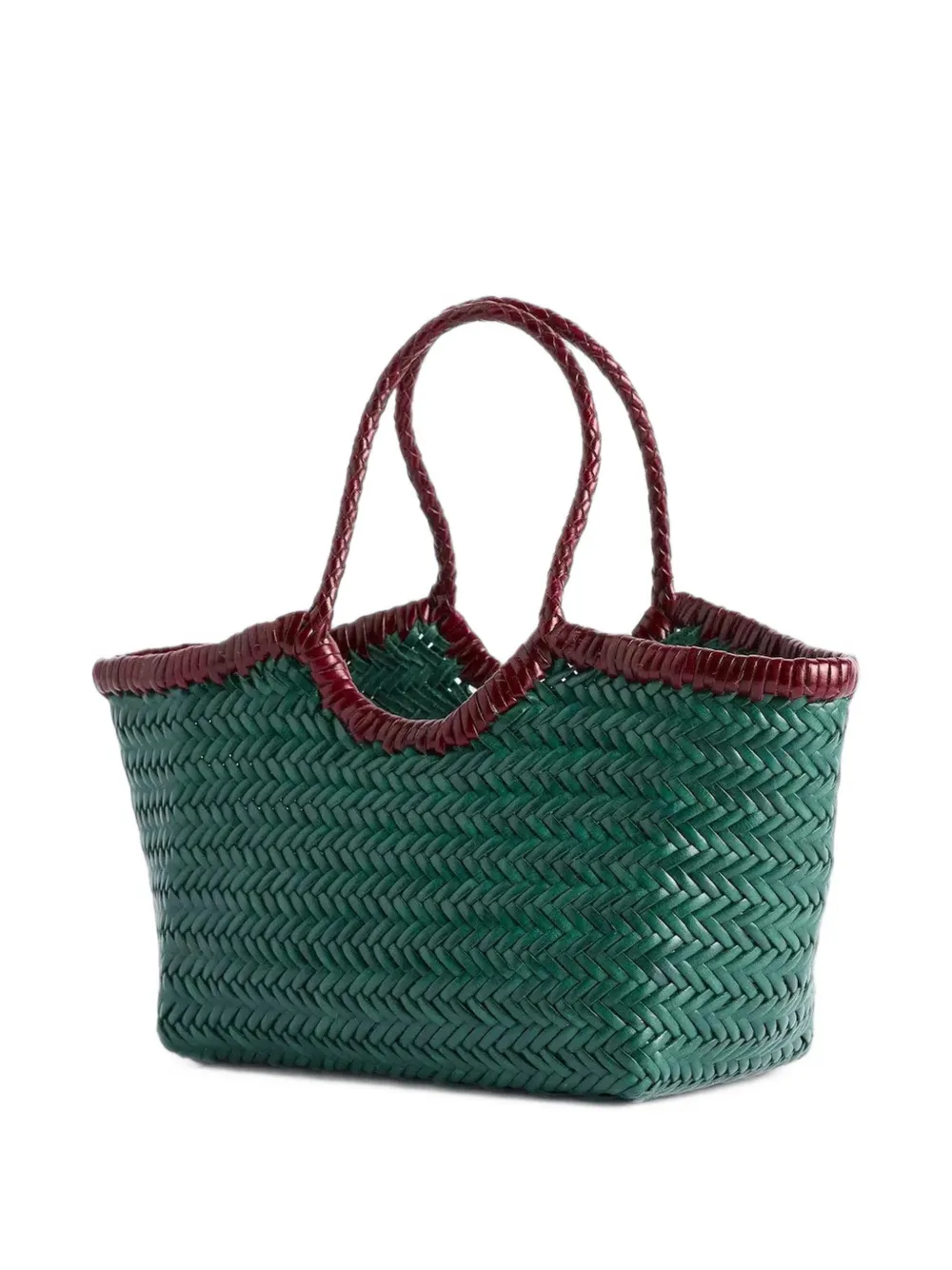 DRAGON DIFFUSION Nantucket leren shopper Groen