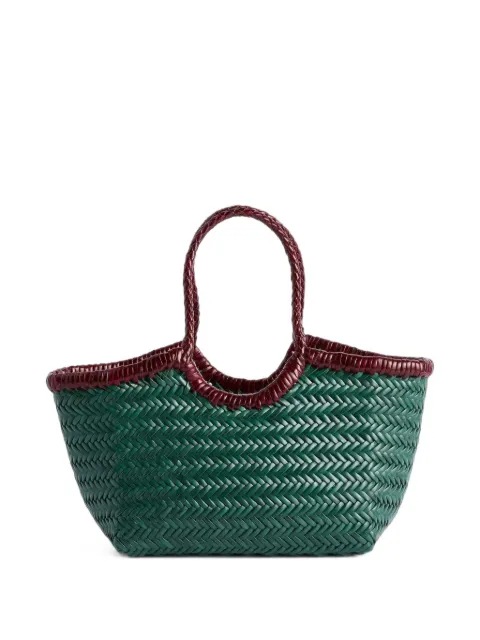 DRAGON DIFFUSION small Nantucket woven leather tote bag