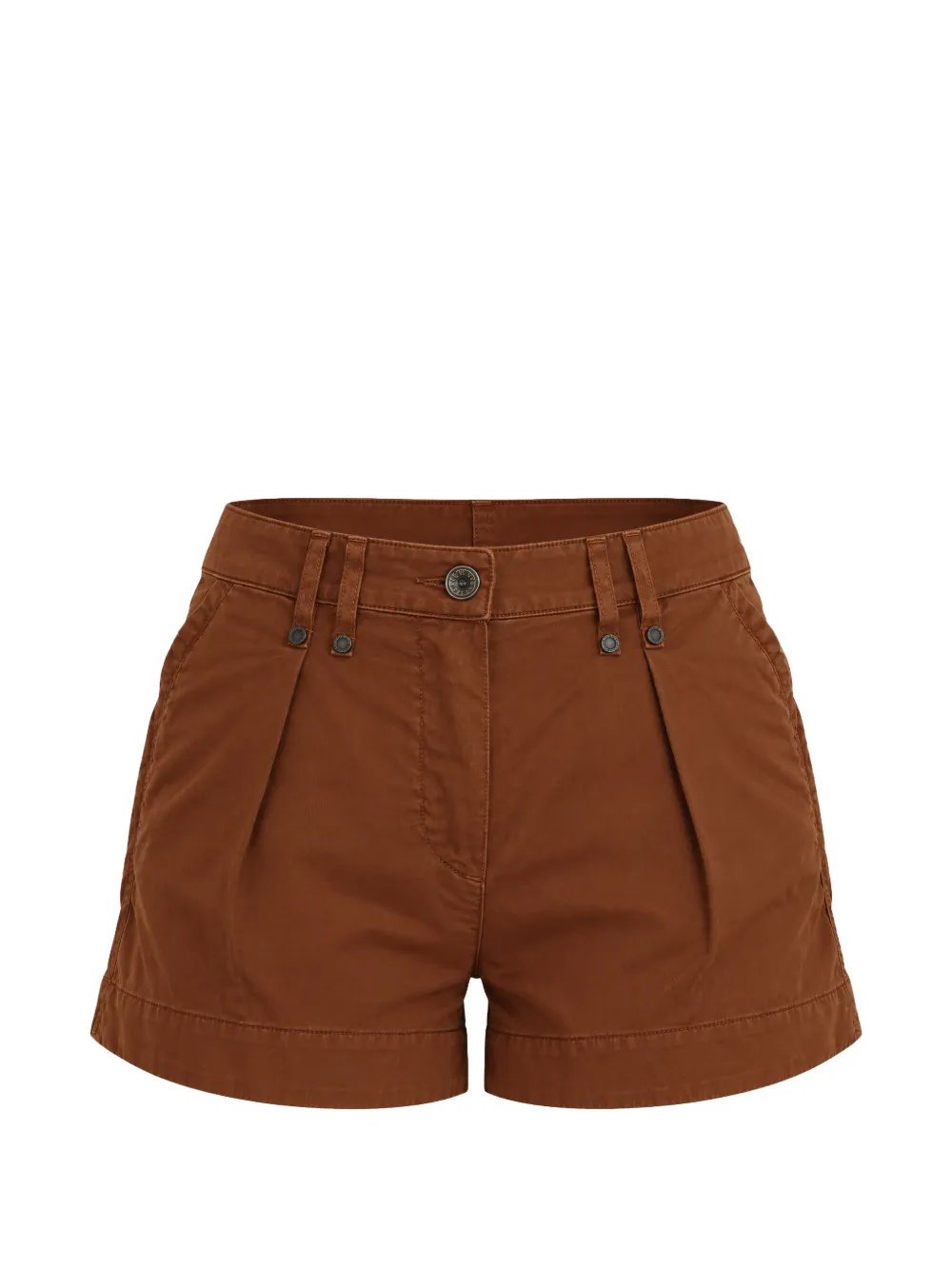 Plein Sud pleated cargo shorts - Marrone