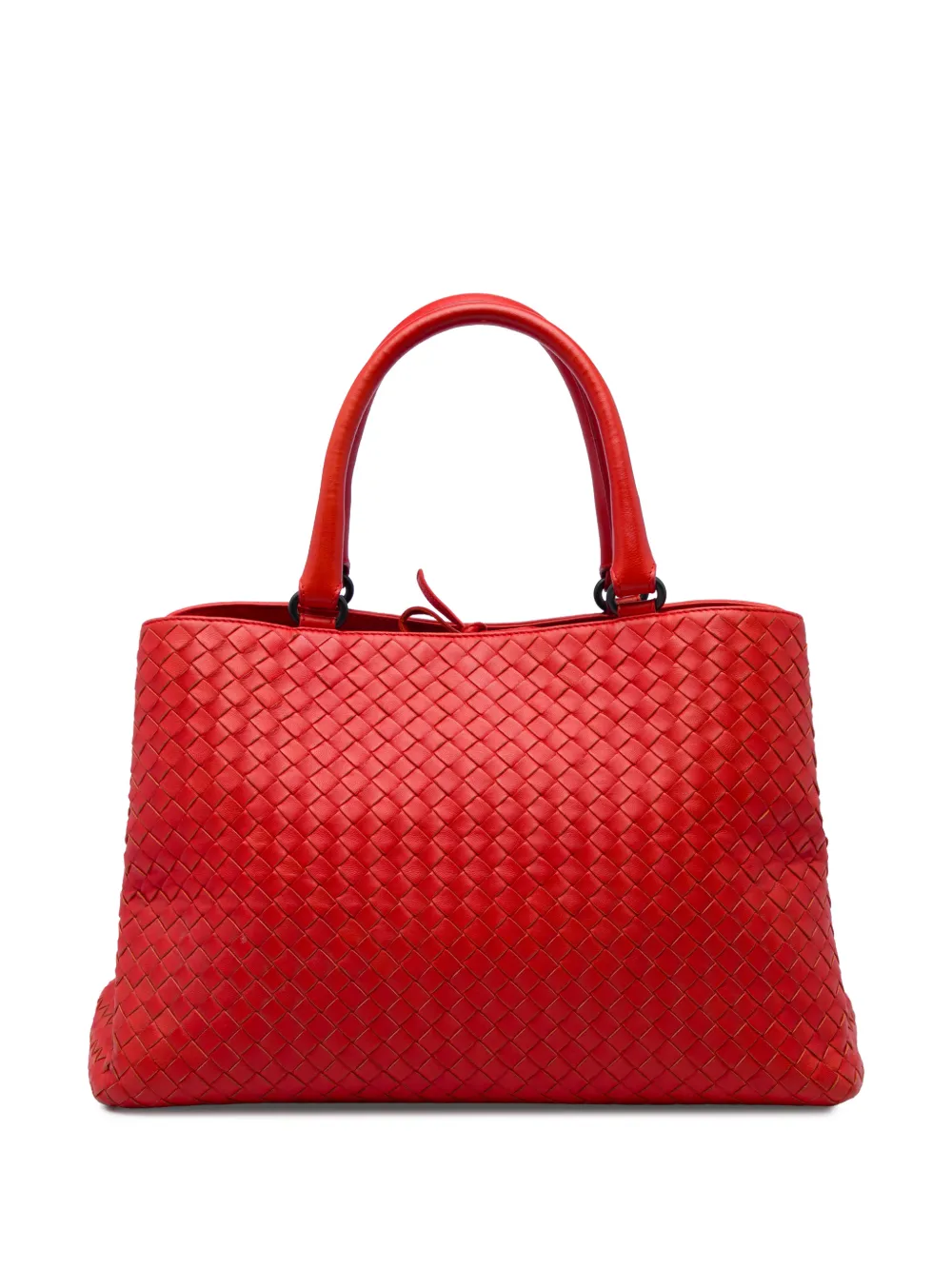 Bottega Veneta Pre-Owned 2012-2026 Intrecciato Milano Tote Bag aus Nappaleder - Rot