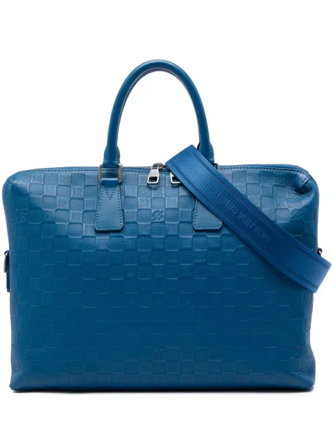 Louis Vuitton Pre-Owned 2013 Damier Infini Porte Documents Jour business bag