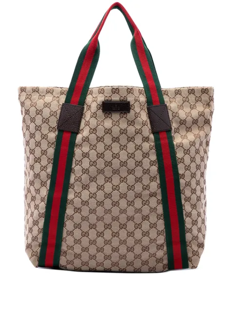 Gucci Pre-Owned 2016-2026 GG Canvas Web tote bag