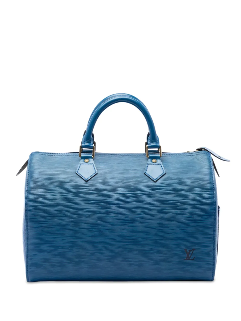 Louis Vuitton Pre-Owned sac boston Speedy 35 en cuir Épi (1994) - Bleu