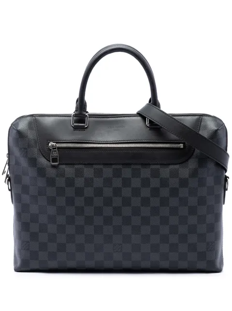 Louis Vuitton Pre-Owned bolsa Damier Graphite Porte Documents Jour 2015