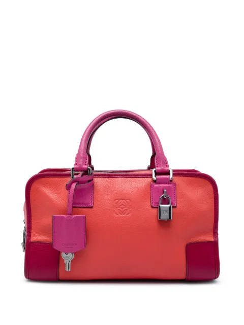 Loewe Pre-Owned 2012 Tricolor Goatskin Amazona 28 handbag