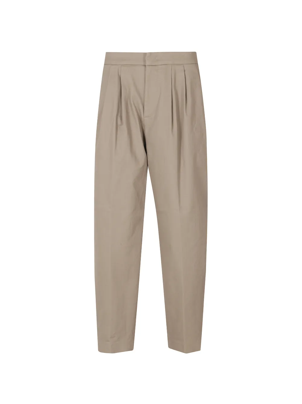 DONDUP Sally pleated loose-fit trousers Beige