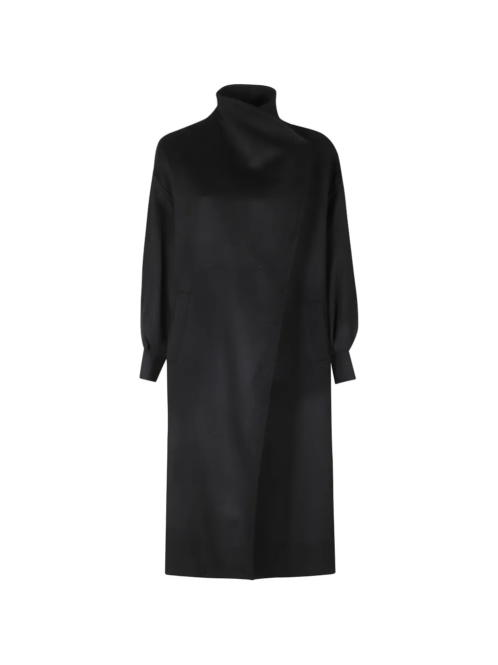 Federica Tosi balloon-sleeve cashmere coat - Noir Federica Tosi balloon-sleeve cashmere coat - Noir