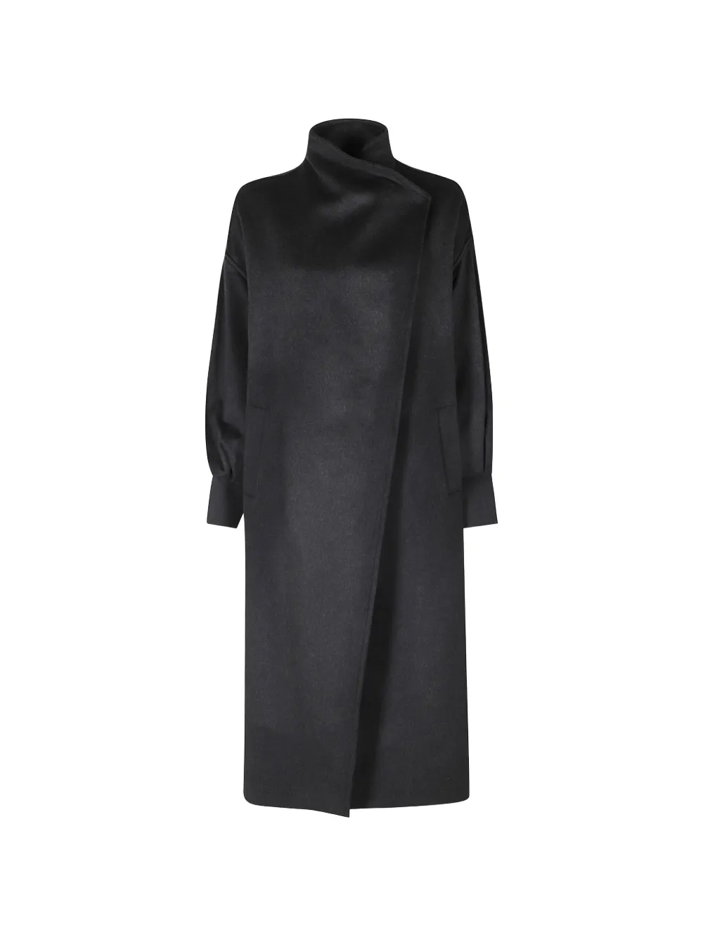 Federica Tosi balloon-sleeve cashmere coat - Gris Federica Tosi balloon-sleeve cashmere coat - Gris