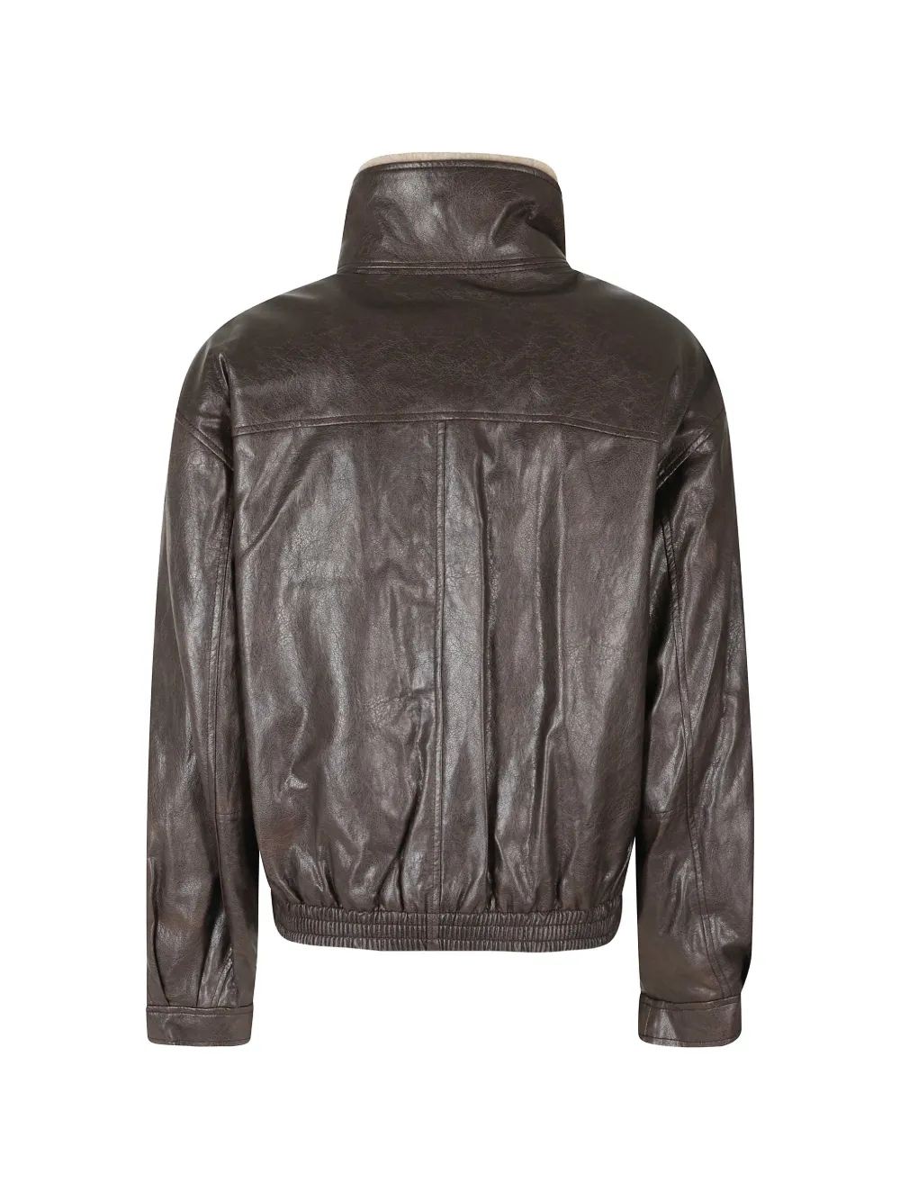 Low Classic Jack met kraag van imitatiebont Bruin