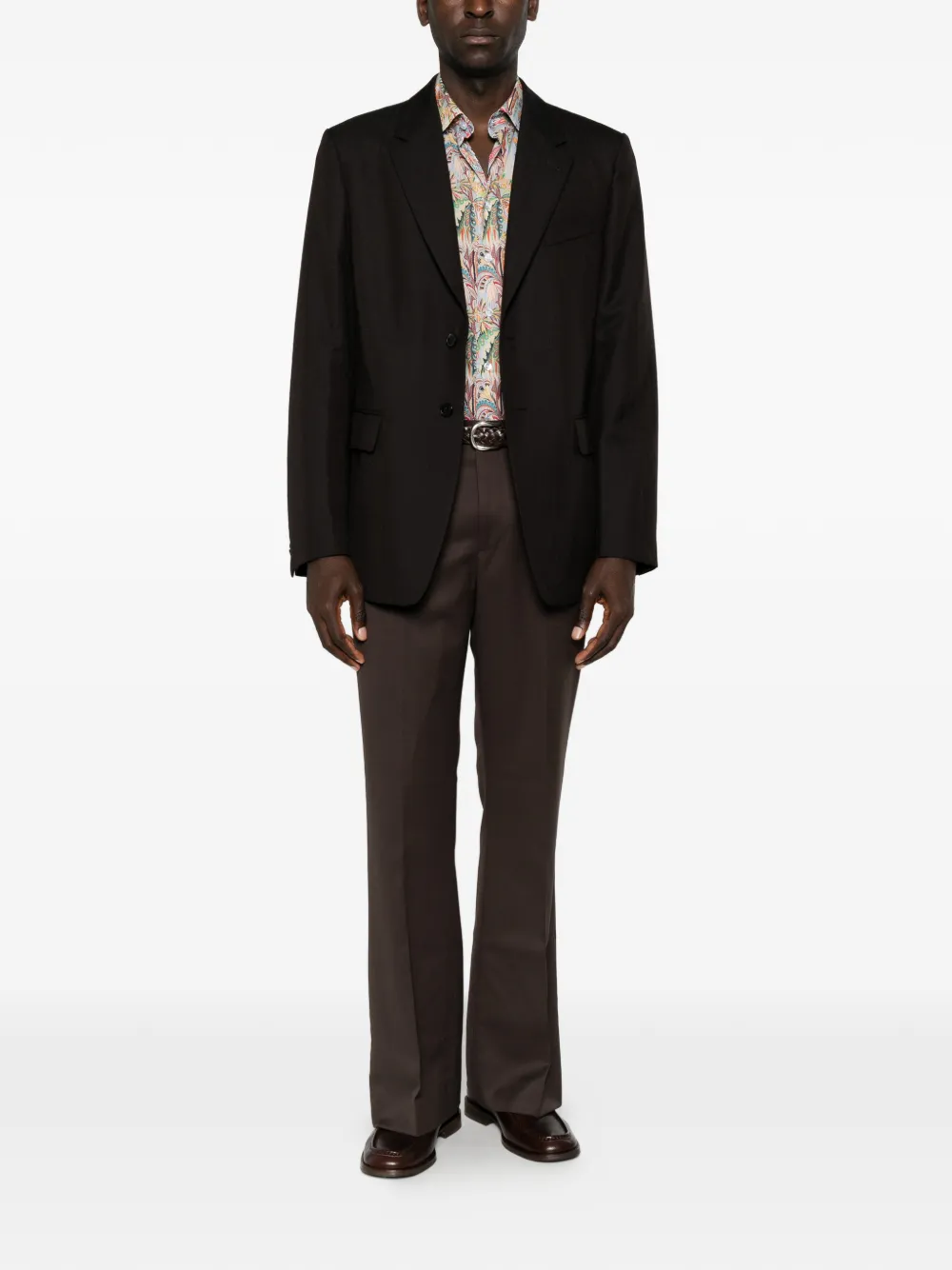 ETRO Overhemd met paisley-print Blauw