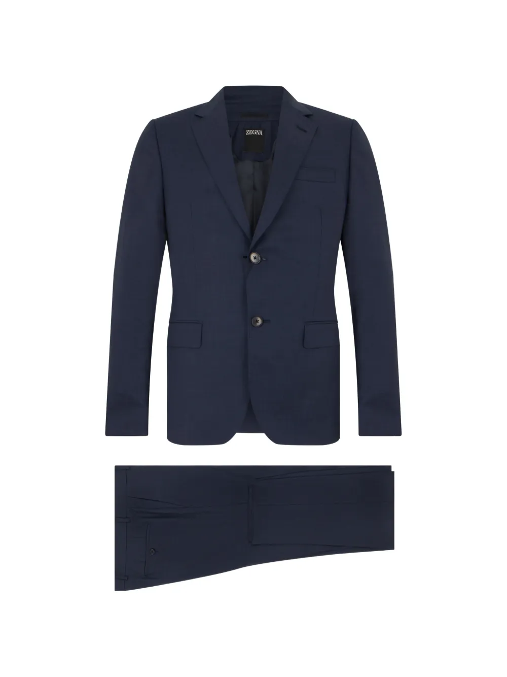 Zegna single-breasted notched-lapels suit