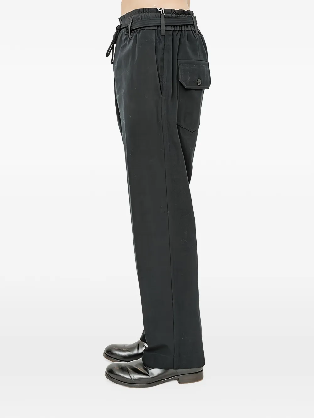 Craig Green utility wool straight-leg trousers Zwart