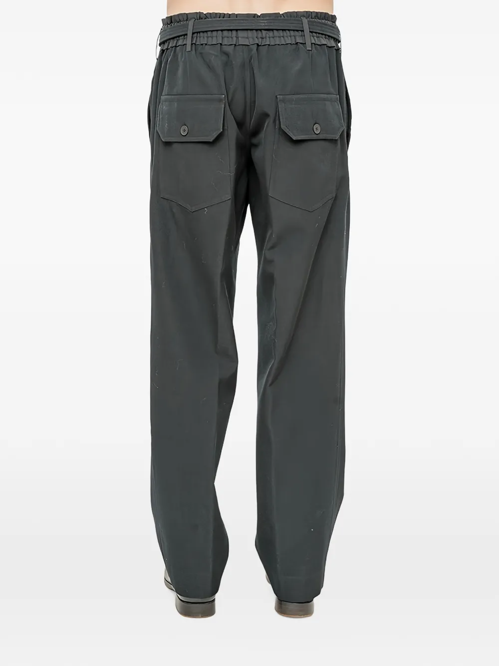 Craig Green utility wool straight-leg trousers Zwart