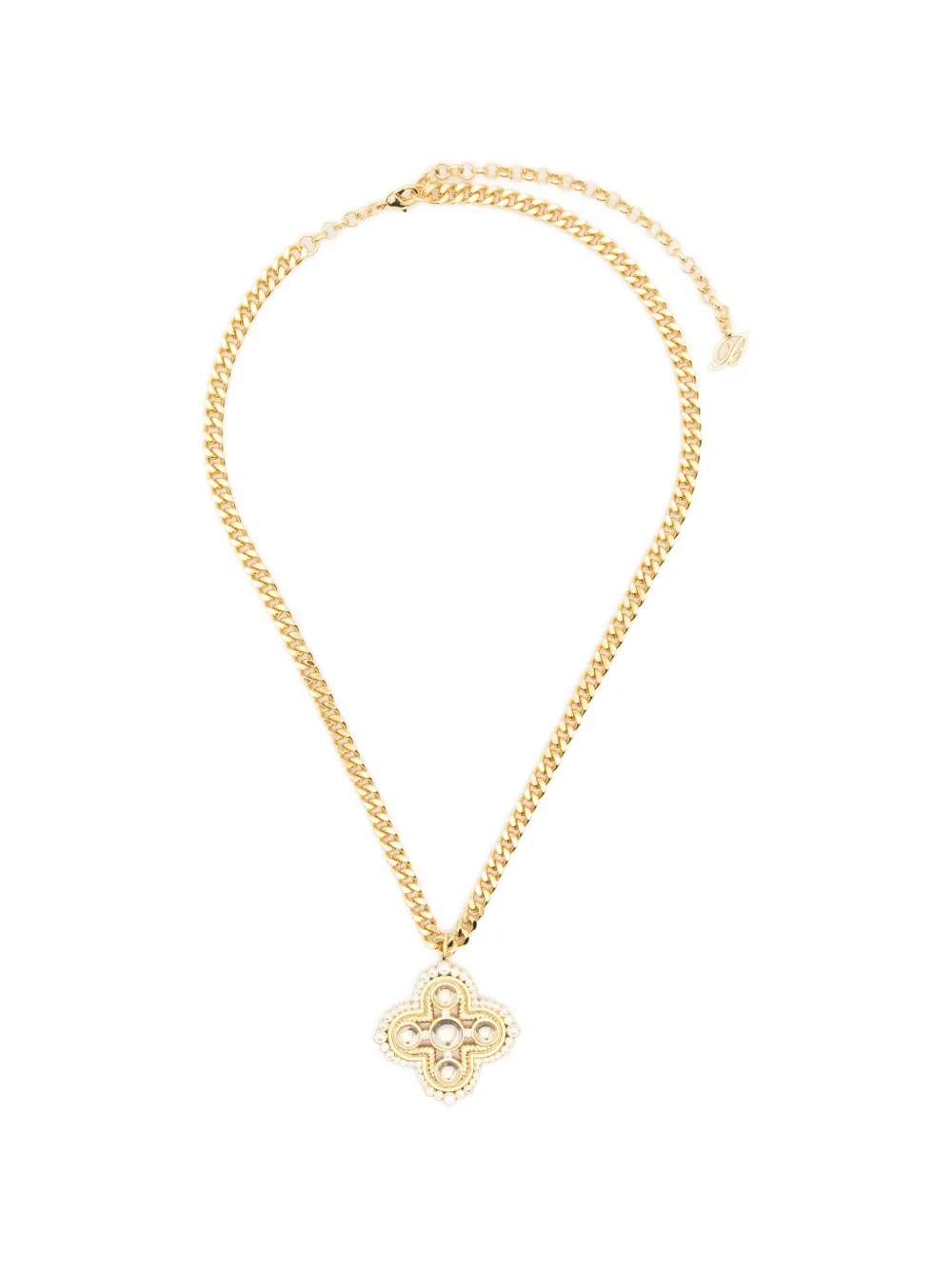 Blumarine pendant-detail necklace - Gold