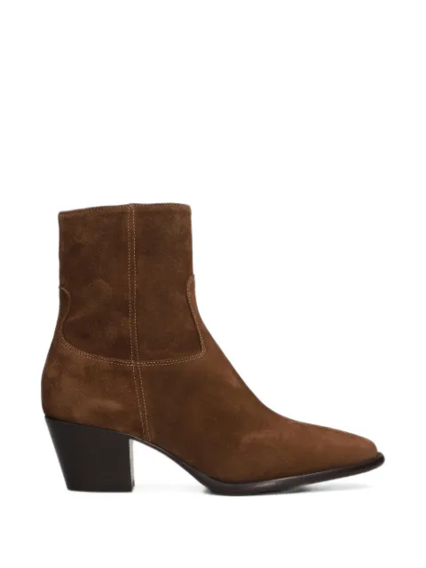 Anna F. bottines en daim à bout pointu