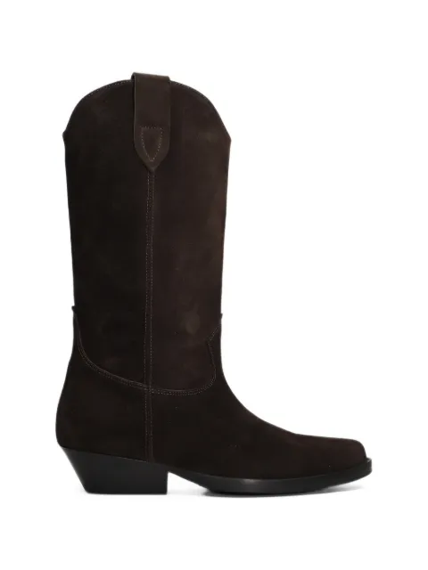 Anna F. pointed-toe suede cowboy boots