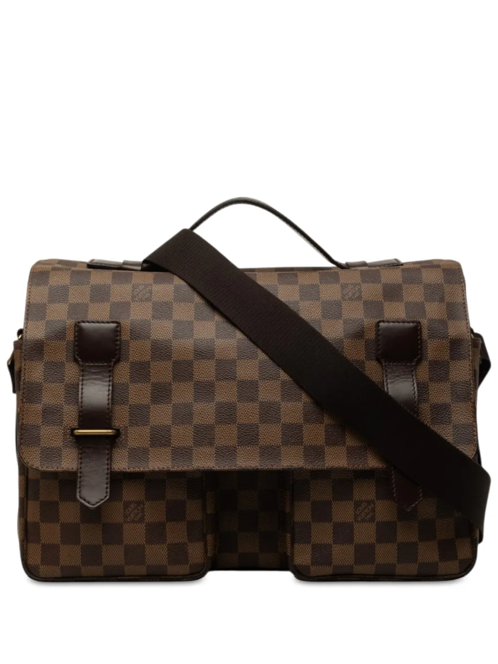 Louis Vuitton Pre-Owned 2003 Damier Ebene Broadway Satchel-Tasche - Braun