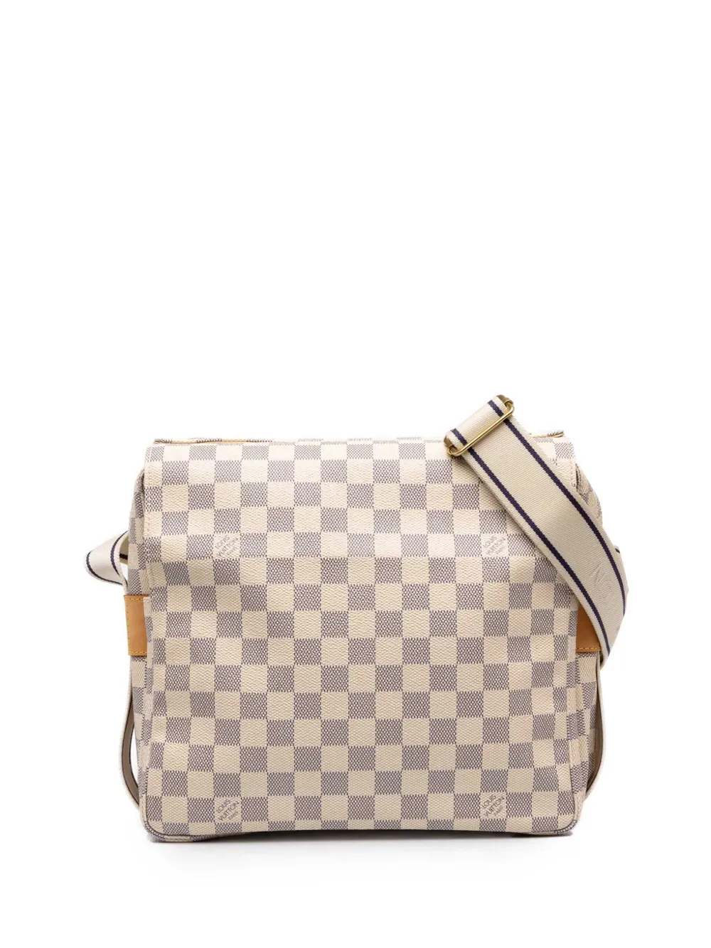 Louis Vuitton Pre-Owned 2007 Damier Azur Naviglio Umhängetasche - Weiß
