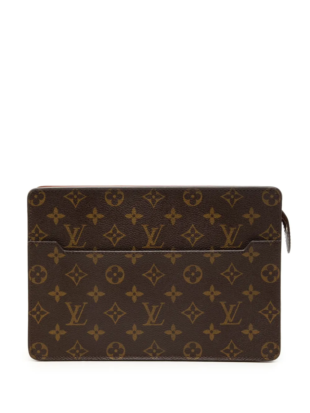 Louis Vuitton Pre-Owned 2001 Monogram Pochette Homme clutch bag - Marron