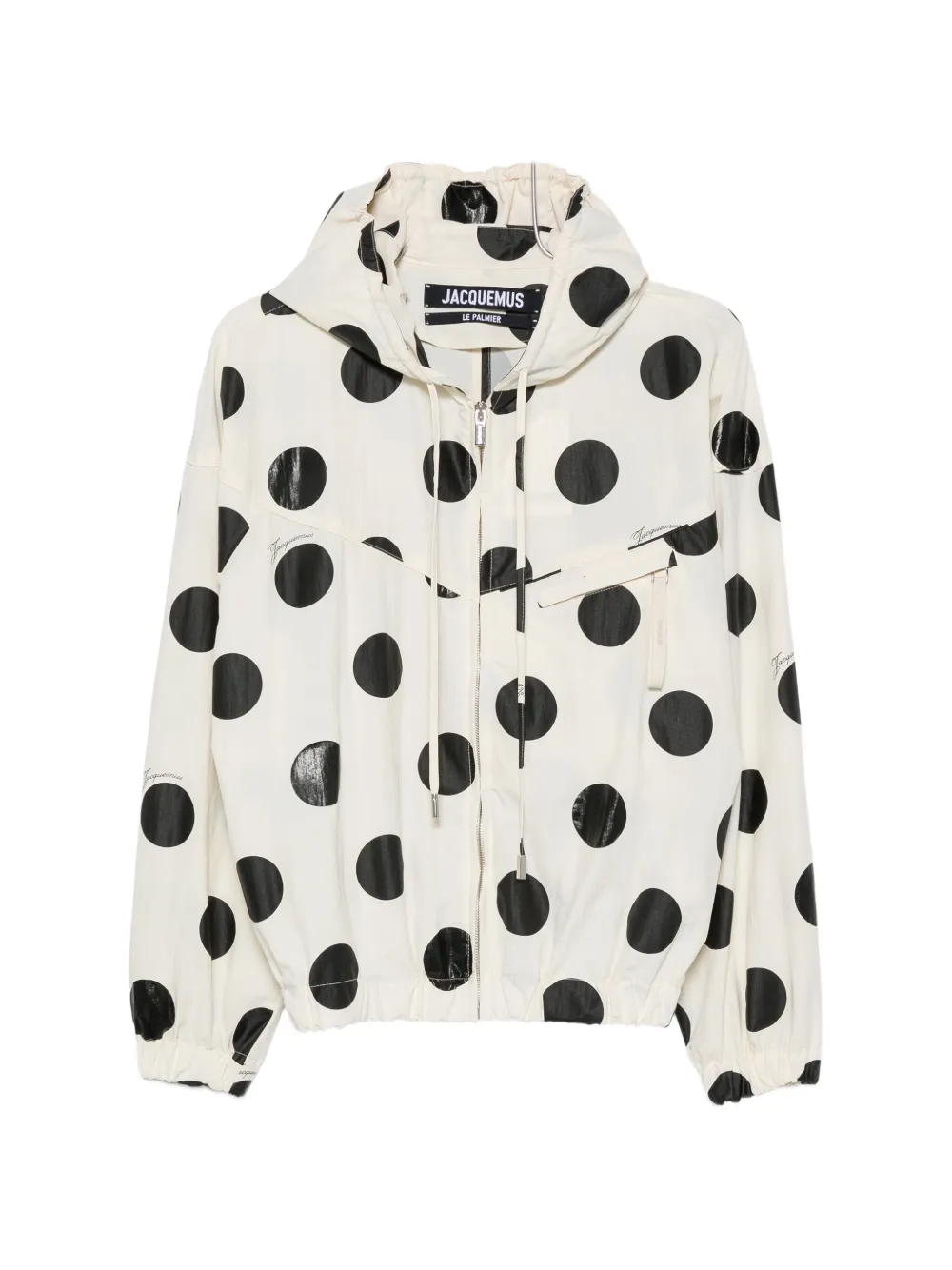Jacquemus polka-dot hooded jacket