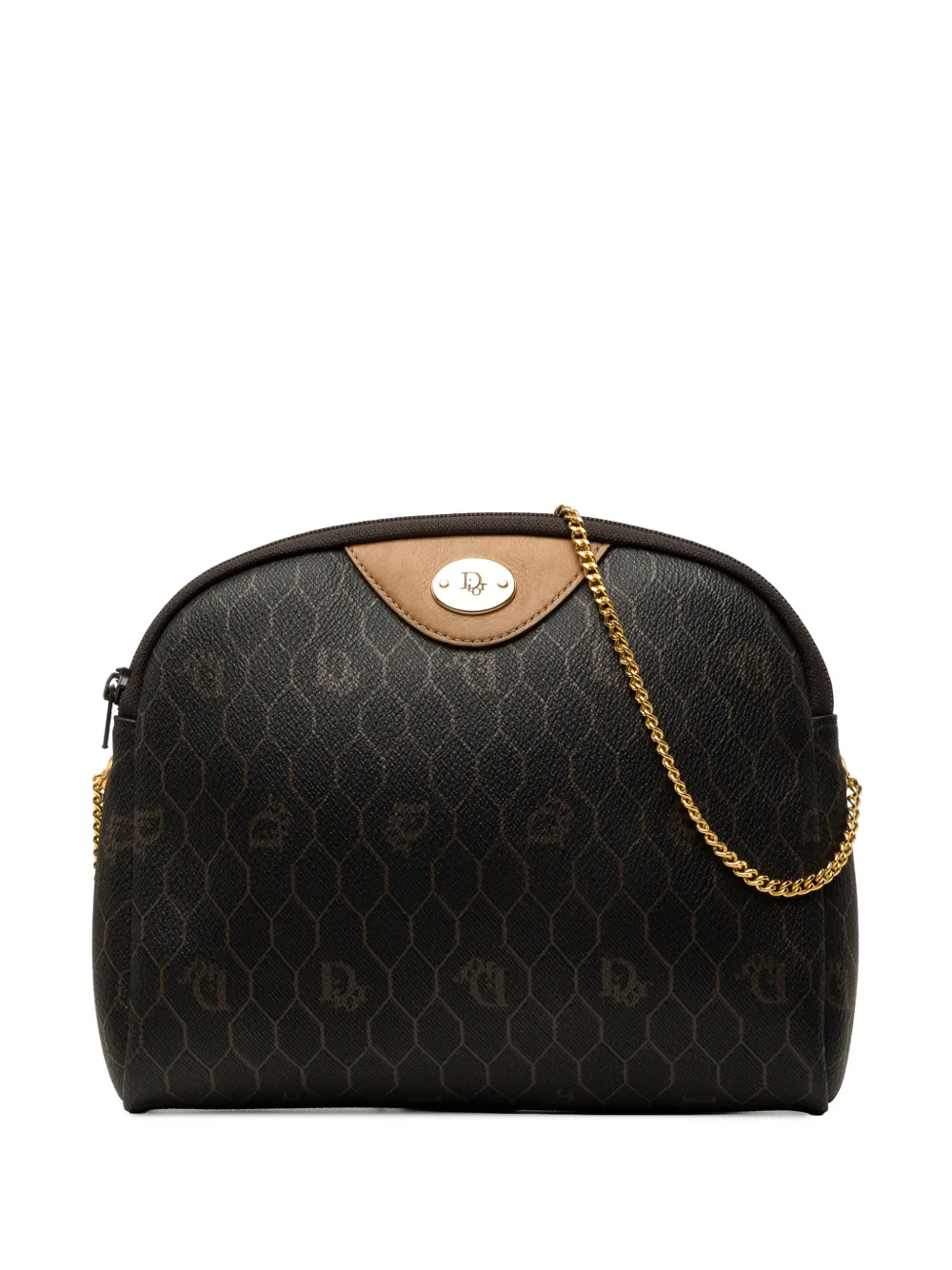 Christian Dior Pre-Owned 20th Century Honeycomb Umhängetasche aus beschichtetem Canvas - Schwarz