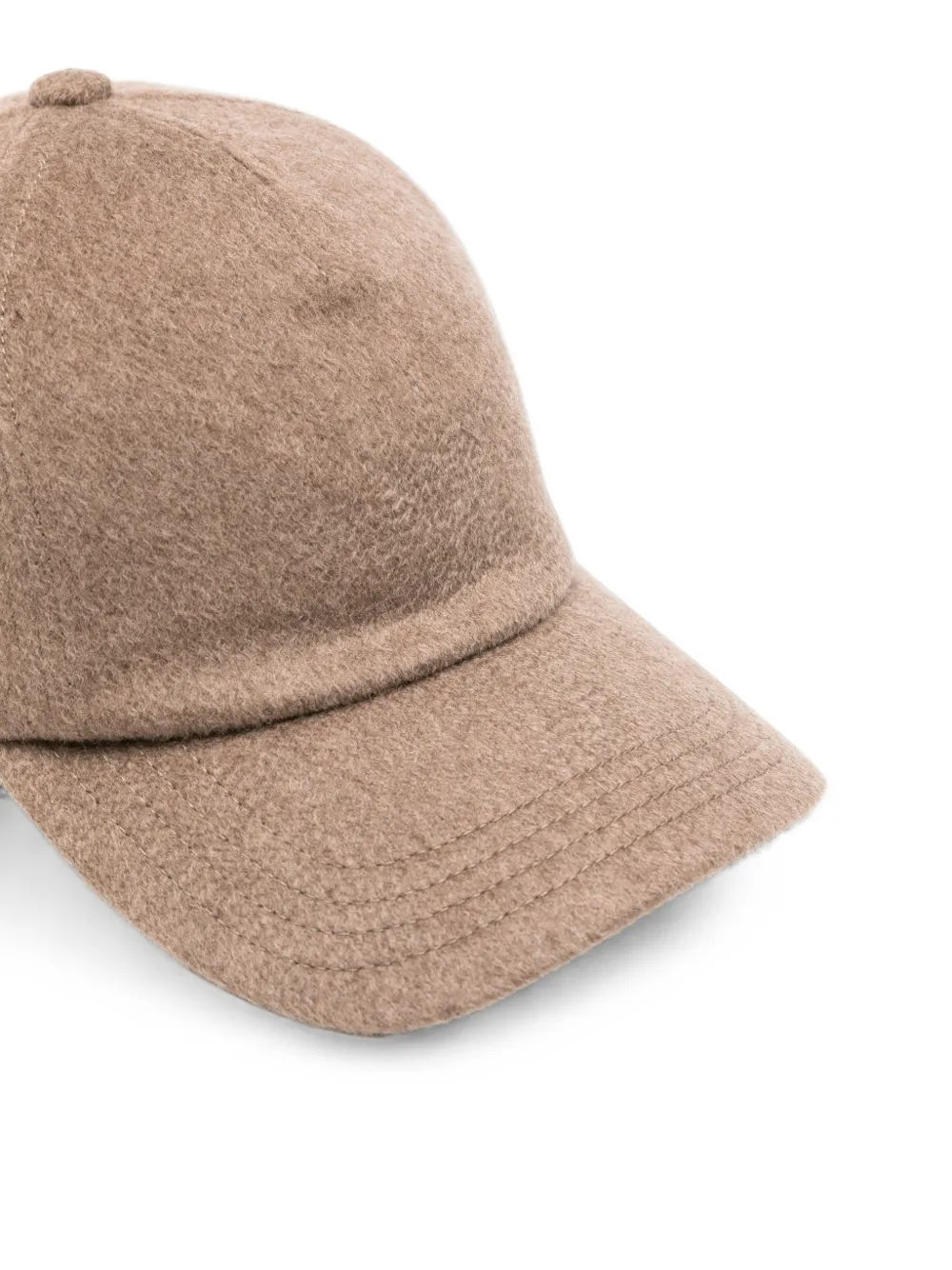 Jacquemus Honkbalpet met logopatch Beige