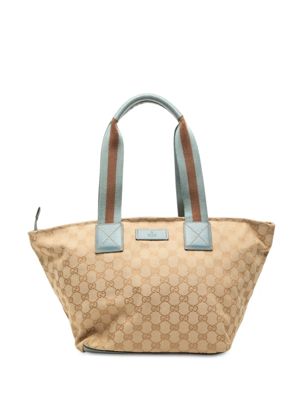 Gucci Pre-Owned 2000-2015 GG Canvas Web tote bag - Toni neutri