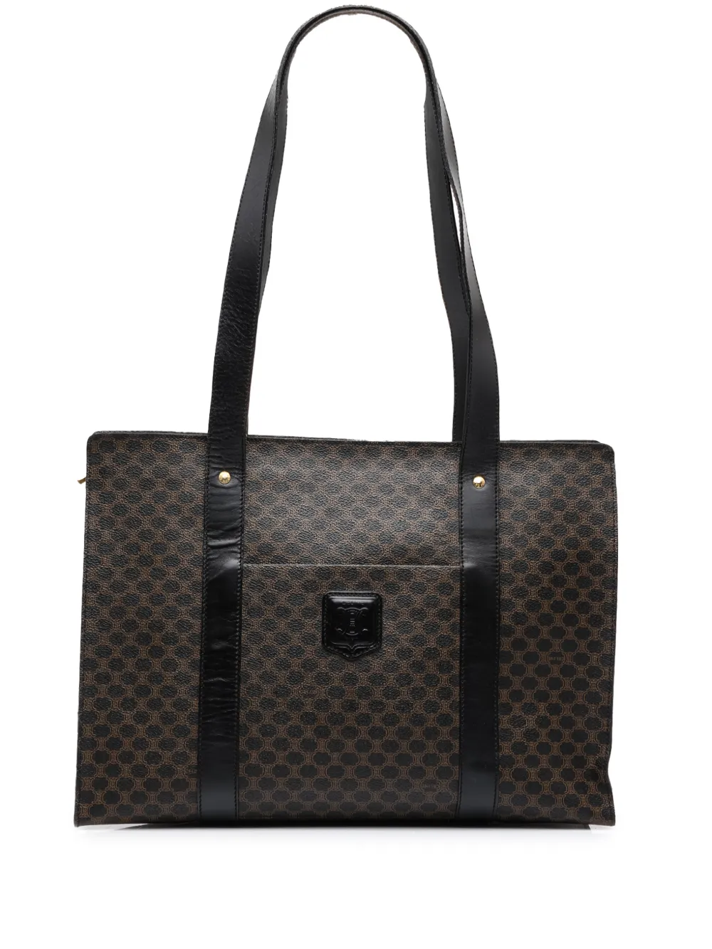 Celine Pre-Owned 1998 Macadam Coated Canvas tote bag - Brown