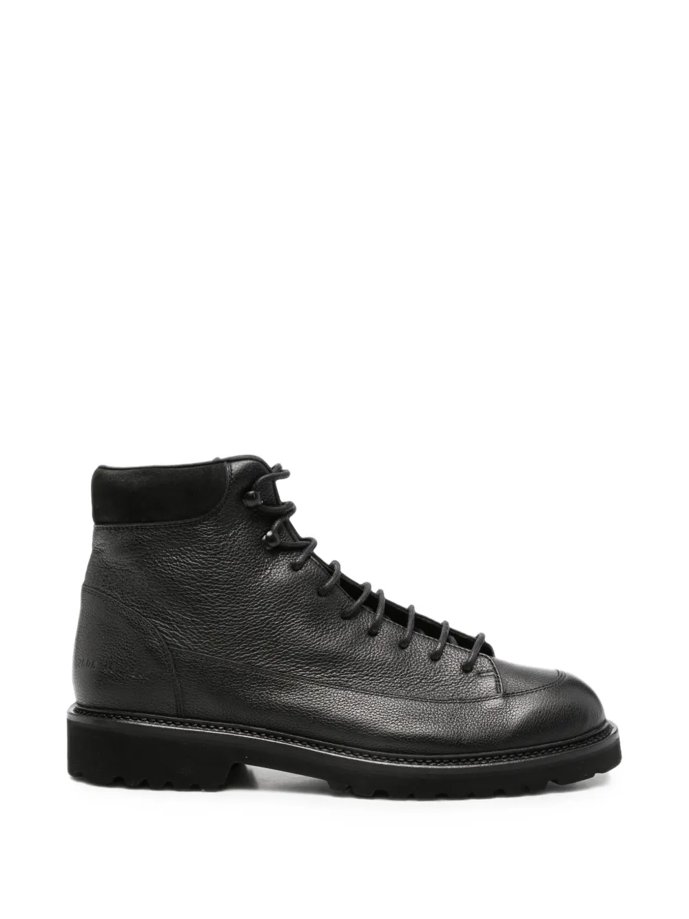 Common Projects grained-leather lace-up ankle boots - Nero