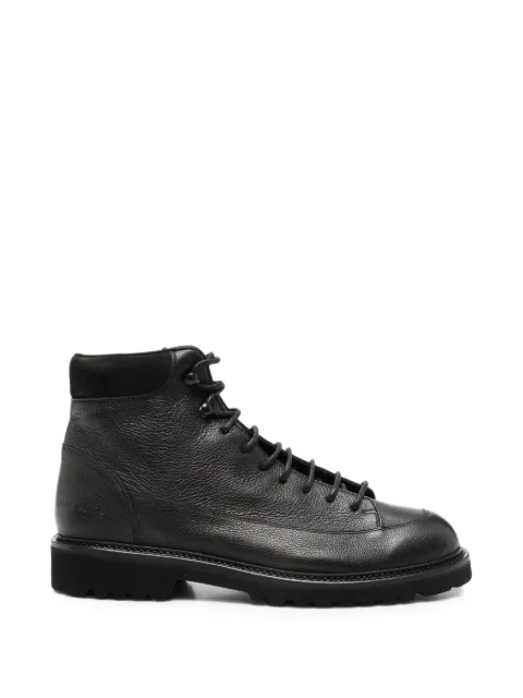 Common Projects grained-leather lace-up ankle boots