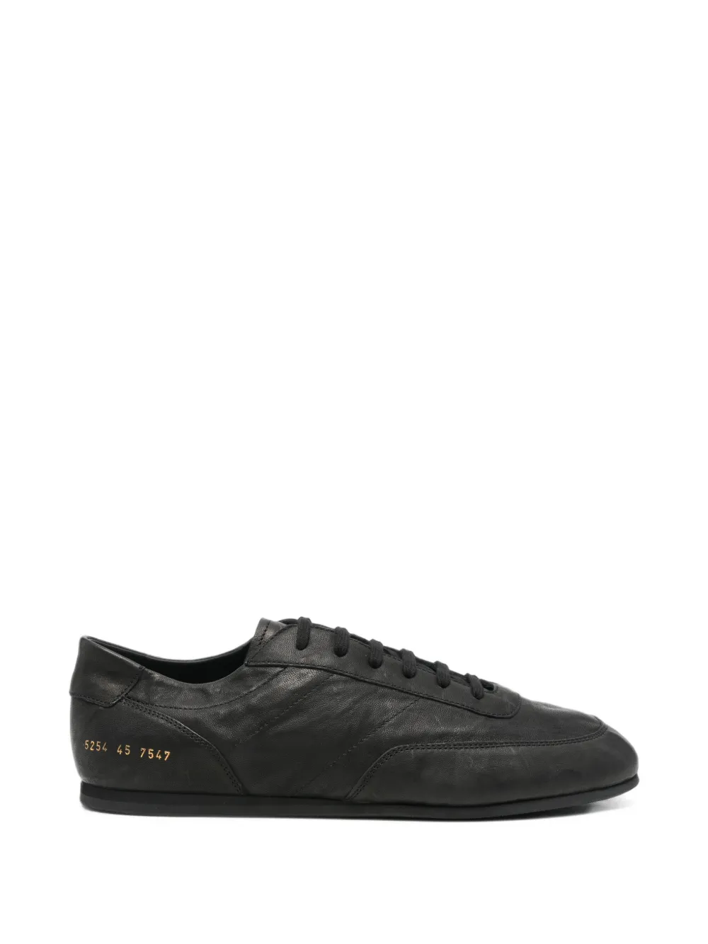 Common Projects Minimal lace-up leather sneakers - Nero