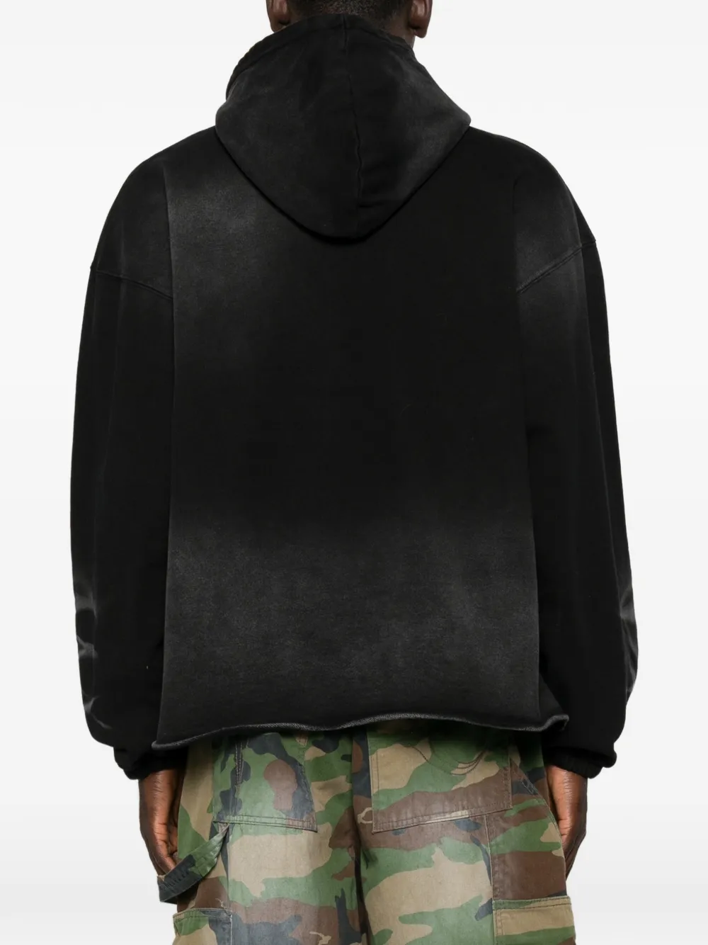 THUG CLUB Hoodie met print Zwart