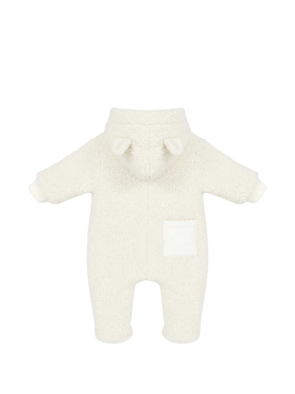 Lapin House Pyjama met capuchon en fleece-textuur Beige
