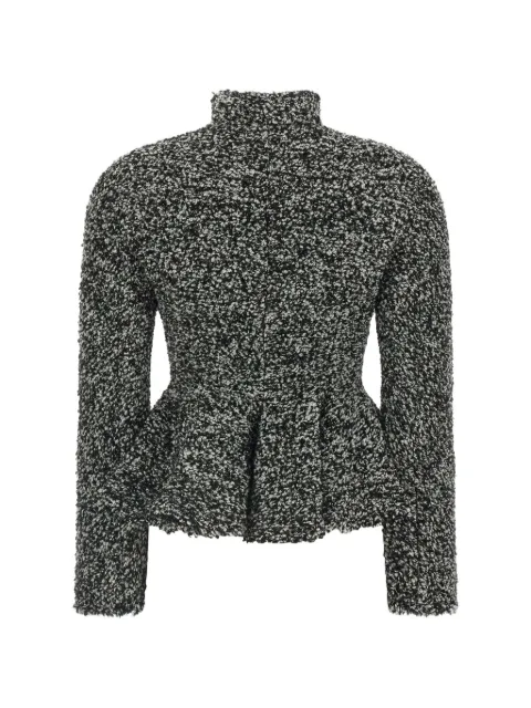 Alberta Ferretti bouclé peplum jacket
