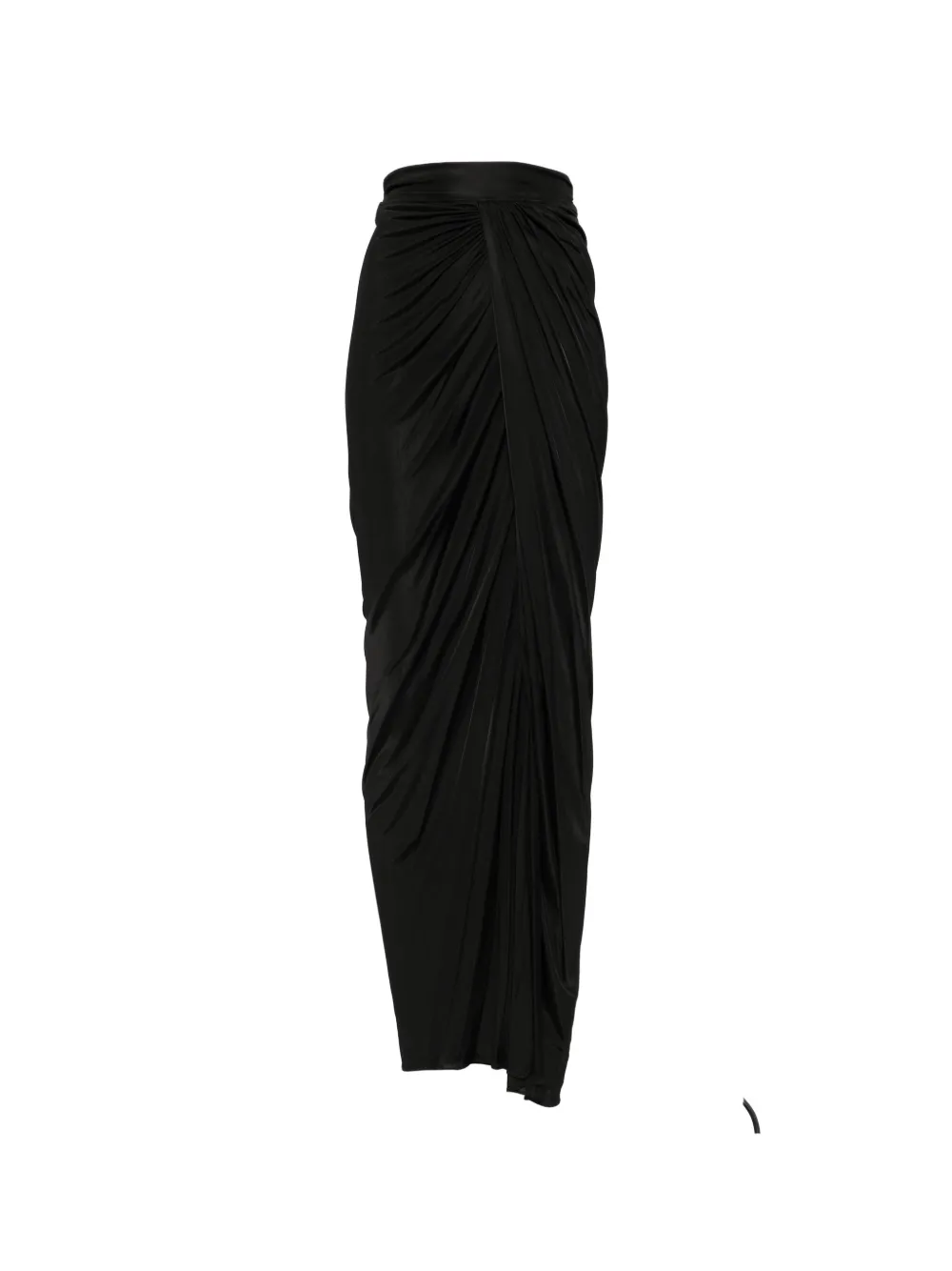 Balmain draped side-slit skirt