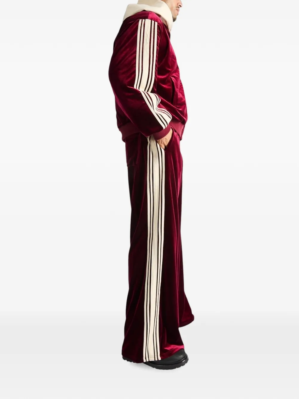 RTA Luxen trainingsbroek met wapenschild-patch Rood