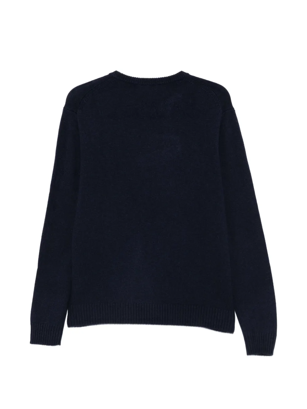 ASPESI Kasjmier trui met ronde hals Blauw