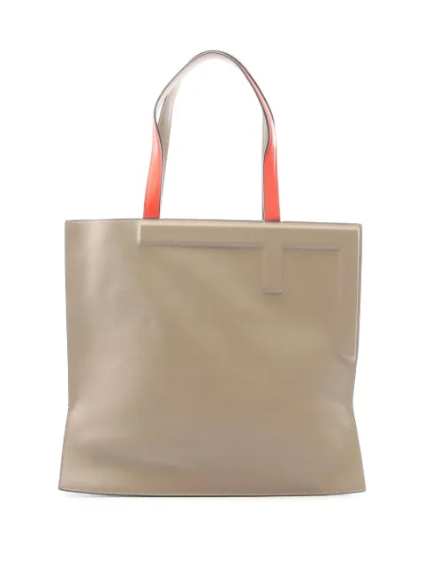 Fendi Pre-Owned 2010-2026 Medium Bicolor Smooth Calfskin Flip tote bag