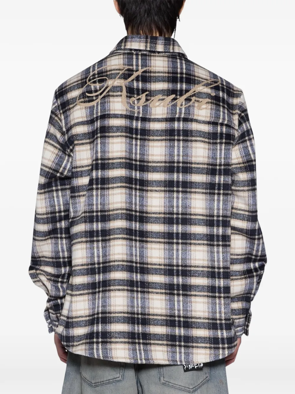 Ksubi Rosebowl long-sleeve shirt Blauw